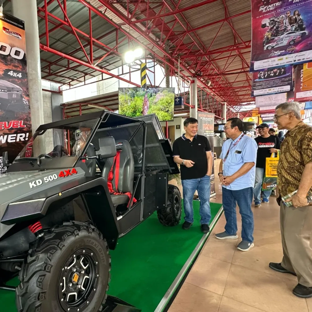 FIN Komodo saat hadir di ajang pameran otomotif. (Instagram @ibnu_susilo)